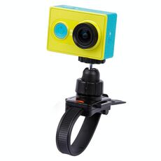 Supporto per treppiede per fotocamera con cinturino per la testa / cappello per casco per GoPro HERO4 / 3+ / 2 & 1, XiaoMi YI, SJCAM SJ4000 / SJ5000 / SJ6000 / SJ7000 / Kjstar Sport Camera (nero)