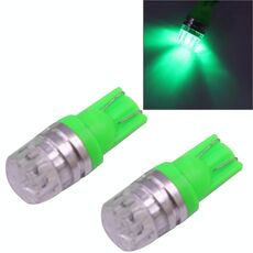 2 PCS T10 1.5W 60LM 1 LED Verde COB LED Luce freno per veicoli, DC12V (verde)