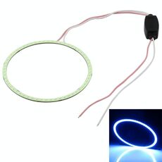 90mm 5W 180LM Angel Eyes Cerchi Faro per auto COB Luci LED per veicoli, DC 12-24V (luce blu ghiaccio)