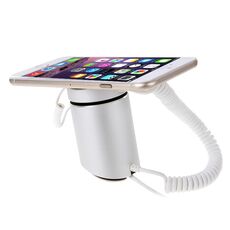Cilindrico Display Stand Sistema di sicurezza digitale antifurto / allarme antifurto con password di controllo remoto per iPhone & iPod iPad con 8 pin Port