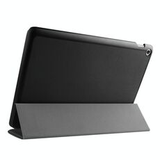Custodia in pelle a ribaltamento orizzontale con texture Custer con supporto pieghevole a 3 per ASUS ZenPad 10 / Z300 (nero)