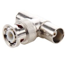100 PCS UG274U Adattatore connettore BNC T da un maschio a doppio BNC femmina