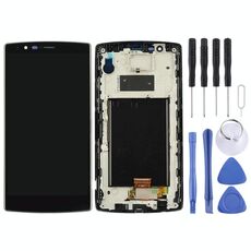 (LCD + cornice + touch pad) Gruppo digitalizzatore per LG G4 H810 H811 H815 H815T H818 H818P LS991 VS986 (nero)