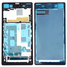 Piastra cornice cornice LCD alloggiamento anteriore per Sony Xperia Z1 / C6902 / L39h / C6903 / C6906 / C6943 (nero)