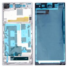 Piastra cornice cornice LCD alloggiamento anteriore per Sony Xperia Z1 / C6902 / L39h / C6903 / C6906 / C6943 (bianco)