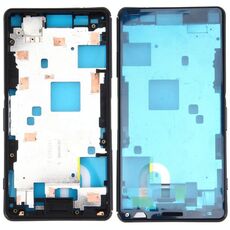 Piastra cornice cornice LCD alloggiamento anteriore per Sony Xperia Z3 Compact / D5803 / D5833 (nero)