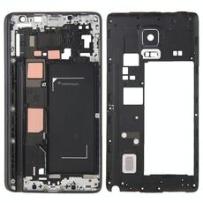 Per Galaxy Note Edge / N915 Copertura completa dell'alloggiamento (piastra della cornice del telaio LCD dell'alloggiamento anteriore + cornice del telaio centrale) (nero)