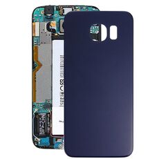 Cover posteriore batteria per Galaxy S6 Edge / G925 (blu)