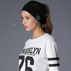 My-Call Bluetooth V5.0 Headsfree Sport Headband Music Headwear per iPhone 6 e 6s / iPhone 5 e 5S / iPhone 4 e 4S e altri dispositivi Bluetooth (nero)