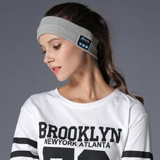 My-Call Bluetooth V5.0 Headsfree Sport Headband Music Headwear per iPhone 6 e 6s / iPhone 5 e 5S / iPhone 4 e 4S e altri dispositivi Bluetooth (grigio)