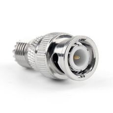 Adattatore coassiale RF BNC maschio + mini connettore femmina UHF