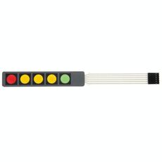 Tastiera con interruttore a membrana a 10 tasti a matrice 1 x 5