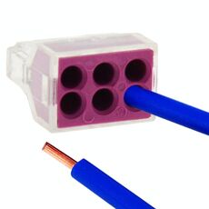 10 PCS Connettore a innesto per scatola di giunzione a 6 pin per cavo rigido sezione 1-2,5 millimetri quadrati