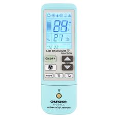 Telecomando universale per condizionatore d'aria K-209ES, funzione termometro di supporto (blu)