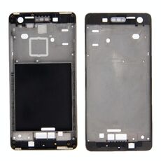Piastra cornice cornice LCD alloggiamento anteriore per Xiaomi Mi 4 (argento)