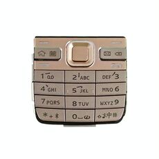 Tastiere del telefono cellulare Custodia con pulsanti del menu / tasti a pressione per Nokia E52 (oro)