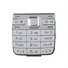 Tastiere del telefono cellulare Custodia con pulsanti del menu / tasti a pressione per Nokia E52 (bianco)