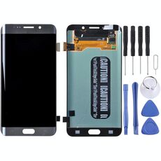 Display LCD originale + Touch Panel per Galaxy S6 edge + / G928, G928F, G928G, G928T, G928A, G928I (grigio)