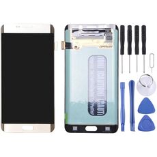 Display LCD originale + pannello touch per Galaxy S6 edge + / G928, G928F, G928G, G928T, G928A, G928I (oro)