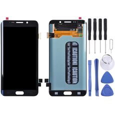 Display LCD originale + pannello touch per Galaxy S6 edge + / G928, G928F, G928G, G928T, G928A, G928I (blu)