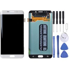 Display LCD originale + Touch Panel per Galaxy S6 edge + / G928, G928F, G928G, G928T, G928A, G928I (bianco)