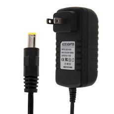 Spina USA Adattatore di alimentazione da CA 100-240 V a CC 5 V 5 A, punte: 5,5 x 2,1 mm, lunghezza cavo: circa 1,2 m (nero)