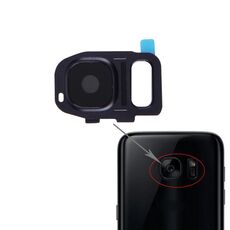 Copriobiettivo per fotocamera posteriore Galaxy S7 / G930 (nero)