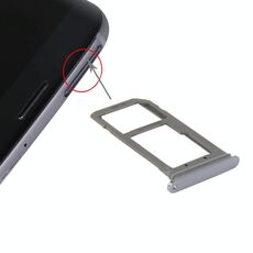 Per Galaxy S7 Edge / G935 Vassoio per scheda SIM e vassoio per scheda Micro SD (blu)