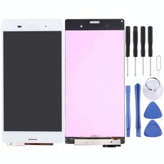 Schermo LCD OEM per Sony Xperia Z3 con assemblaggio completo di digitalizzatore (bianco)