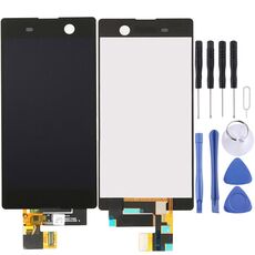 Schermo LCD OEM per Sony Xperia M5 / E5603 / E5606 / E5653 con assemblaggio completo di digitalizzatore (nero)