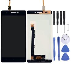 Schermo LCD OEM per Lenovo A7000 con assemblaggio completo di digitalizzatore (nero)