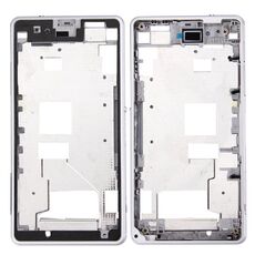 Cornice per cornice LCD alloggiamento anteriore per Sony Xperia Z1 Compact / Mini (bianco)