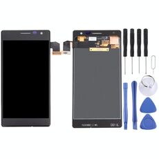 Schermo LCD TFT per Nokia Lumia 730 con assemblaggio completo di digitalizzatore (nero)