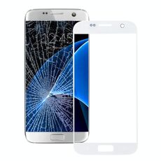 Per Galaxy S7 / G930 Lente in vetro esterno per schermo frontale (bianco)