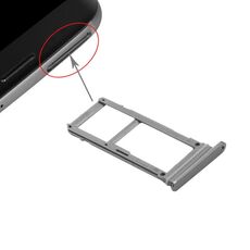 Vassoio per schede Galaxy S7 / G930 (1 vassoio per schede SIM + 1 vassoio per schede SD) (grigio)