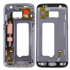 Per Galaxy S7 / G930 Front Housing LCD Frame Bezel Plate (Grigio)
