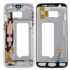 Per Galaxy S7 / G930 Alloggiamento frontale Cornice per cornice LCD (argento)