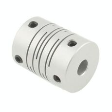 Accoppiatore di accoppiamento flessibile motore CNC Stepper (6x10mm) (argento)