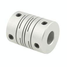 Accoppiatore di accoppiamento flessibile motore CNC Stepper (8x8mm) (argento)