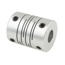 Accoppiatore di accoppiamento flessibile motore CNC Stepper (8x10mm) (argento)