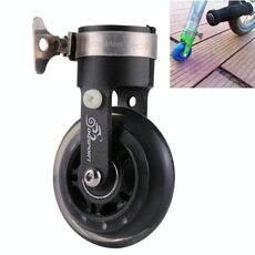 Ruota ausiliaria ausiliaria per bicicletta pieghevole OQSPORT (nera)