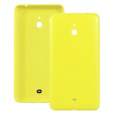 Cover posteriore batteria alloggiamento originale + pulsante laterale per Nokia Lumia 1320 (giallo)