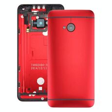 Cover posteriore per HTC One M7 / 801e (rosso)