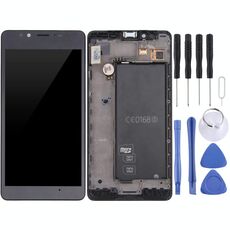 Schermo LCD e digitalizzatore assemblaggio completo con cornice per Microsoft Lumia 950 (nero)
