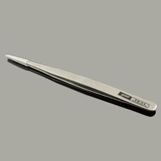Pinzette diritte in acciaio Gooi TS-11 (argento)