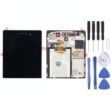 Schermo LCD originale per BlackBerry P9983 Digitizer Assemblaggio completo con cornice (nero)