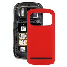 Cover posteriore batteria PureView per Nokia 808 (rosso)