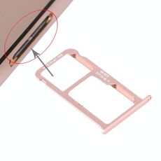 Per Huawei Honor V8 Nano SIM + Vassoio scheda Micro SD / Nano SIM (oro rosa)