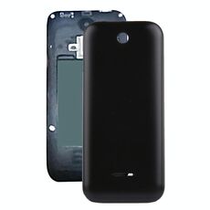 Cover posteriore in plastica per batteria in tinta unita per Nokia 225 (nero) SP1047BL 6922569504444