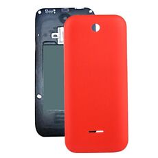 Cover posteriore batteria in plastica a tinta unita per Nokia 225 (rosso)